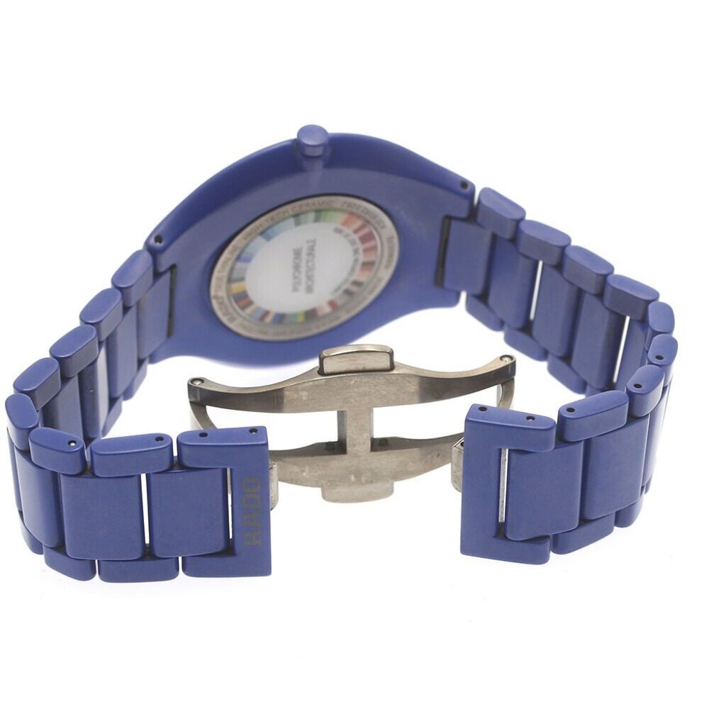 RADO True Thinline Couleur Corbusier blue Dial Quartz Men's - Picture 5 of 7